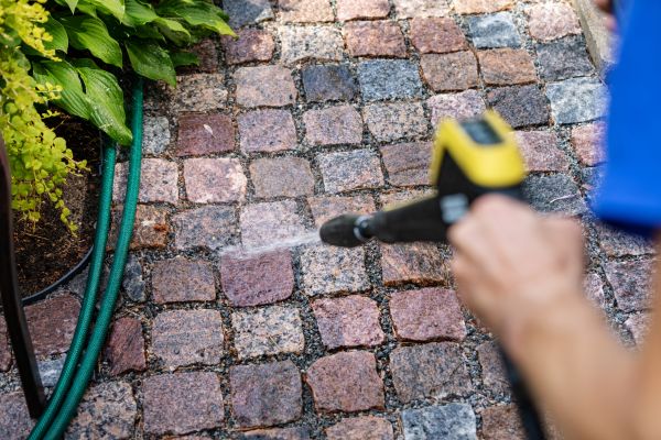 Paver Sidewalk Cleaning in Baton Rouge